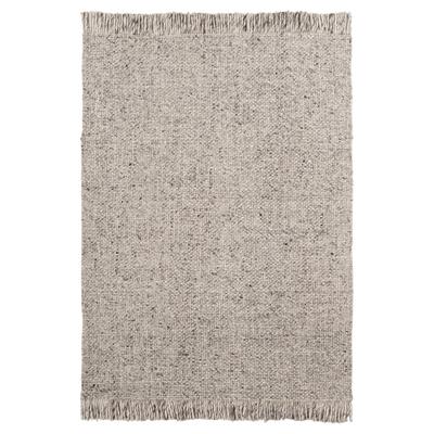 Teppich KAYOOM "Pixy 525", grau, B:200cm H:15mm L:290cm, Wolle, Teppiche, Teppich, Kurzflor, Handgewebt, Modernes Muster, Uni, Wolle, Viskose