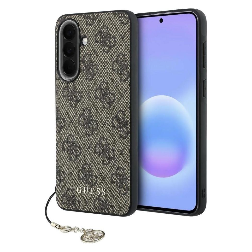 Guess 4G Charm Case for Samsung Galaxy A37 Brown (Samsung Galaxy A37) (GUHCSA37GF4GBR)