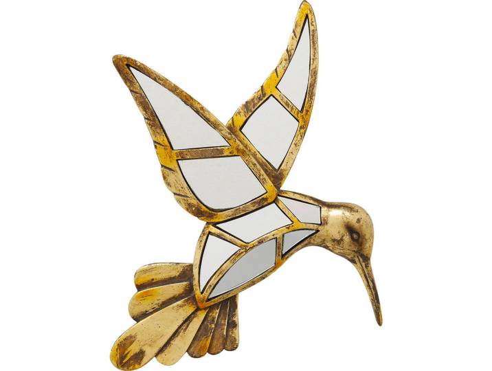 Ambia Home Wanddeko, Goldfarben, Kunststoff, Glas, 27x32x4 cm, Bilder & Rahmen, Wanddeko