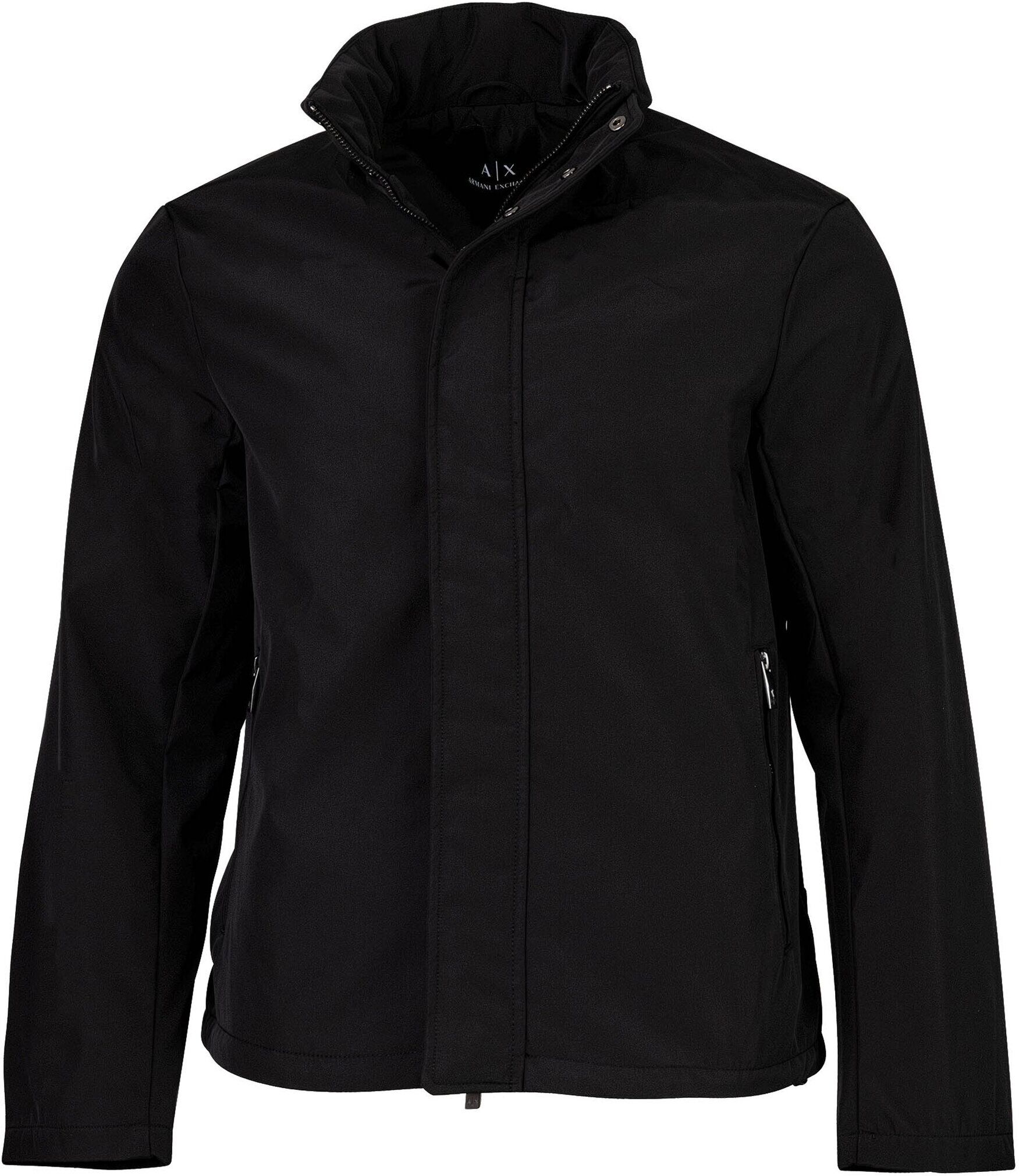 Windbreaker ARMANI EXCHANGE "Übergangsjacke Blouson Jacket", Herren, Gr. XL, schwarz, Obermaterial: 100% Polyester PES., Jacken Windbreaker
