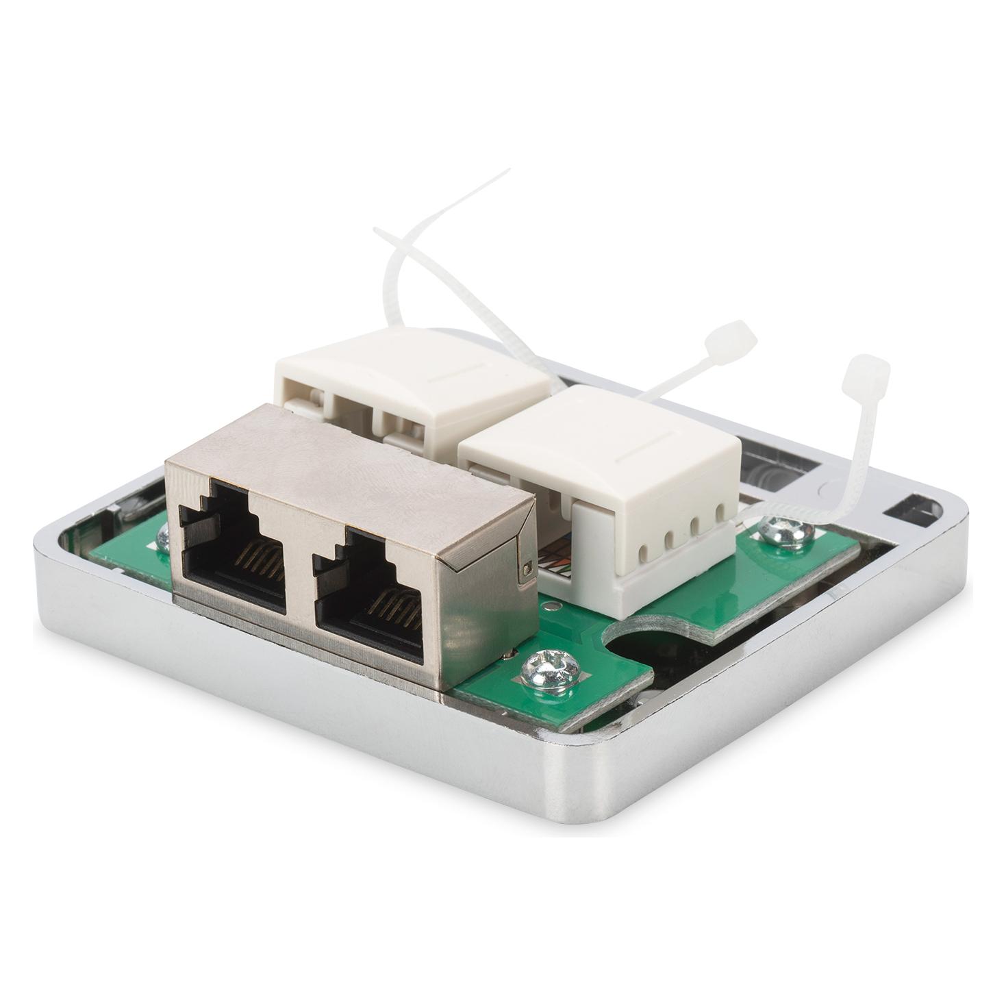 Digitus CAT 6 Konsolidierungsgehause 2 Keystone Modul geschirmt 2-Port (Kabel Zubehör) (DN-93711)