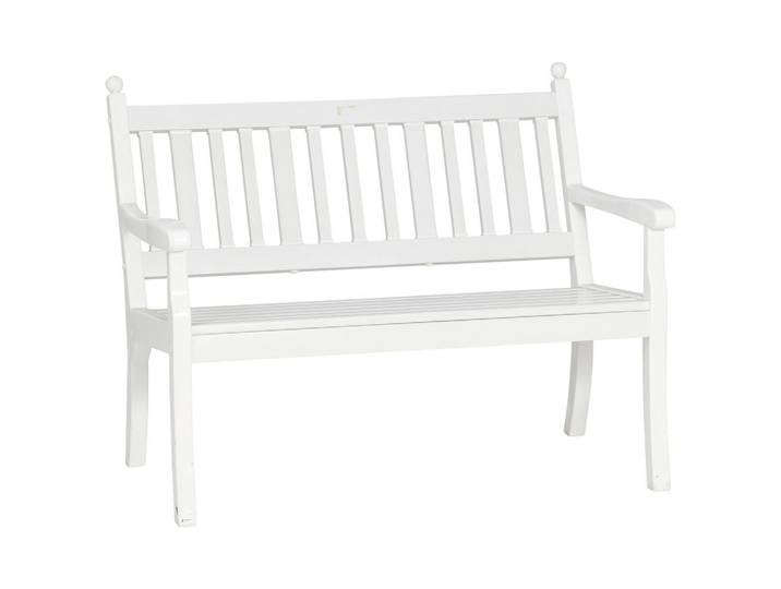 Gardenson Gartenbank, Weiß, Kunststoff, 115x88x69 cm, Gartenmöbel, Gartenbänke, Gartenbänke