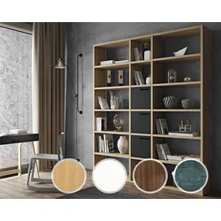 TemaHome »Pombal« Wandregal II Wildeiche