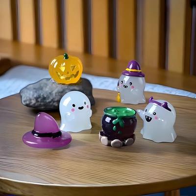 Uplift Essentials 6 Piece Halloween Glow Ornaments For Party Home And Car Decoration 6 Piece Halloween Glow Ornaments For Party Home And Car Decoration