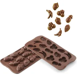 Scg32 Choco Fruits Form für Schoko-Pralinen Silikon
