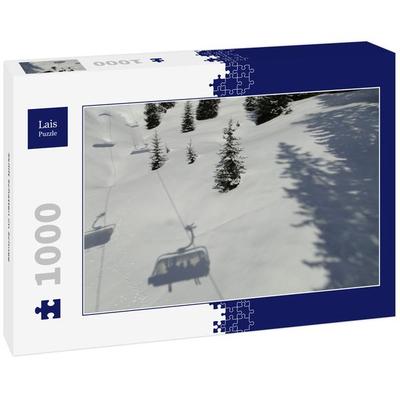 Lais Puzzle Skilift Schatten im Schnee 1000 Teile