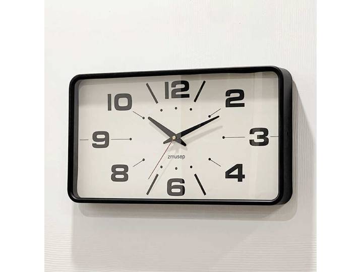 Win – horloge murale en métal, élégante, Simple, moderne, Style japonais, nouvelle horloge rectangulaire silencieuse pour la maison et le bureau, pour le salon
