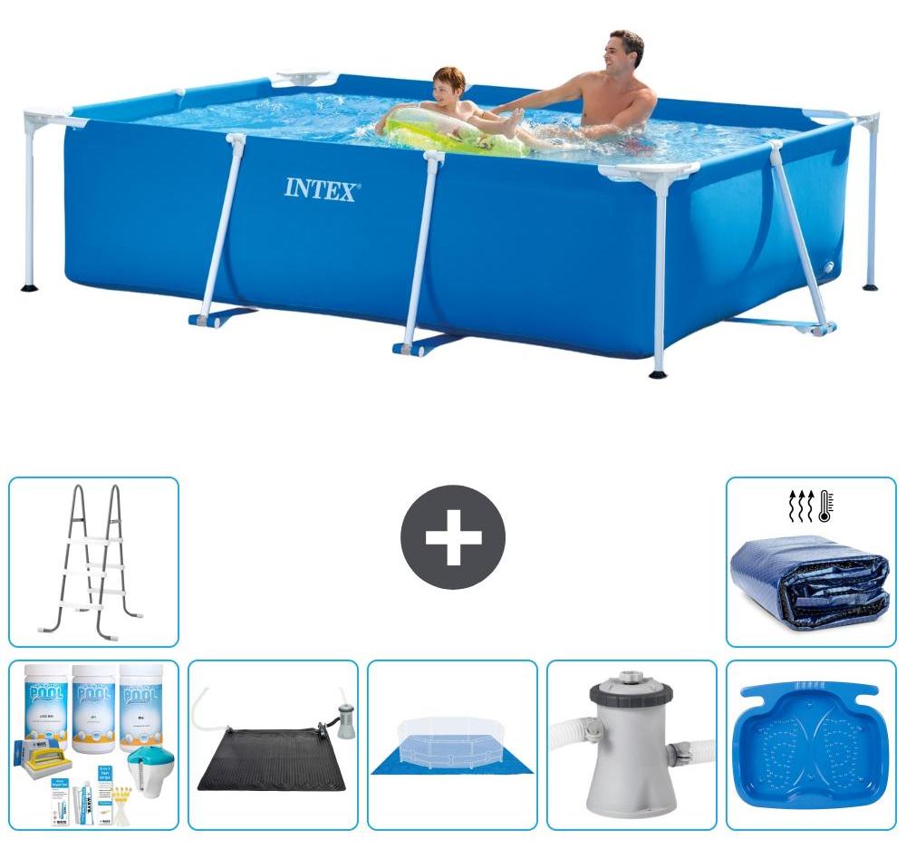 Rechteckiger Frame Pool - 260x160x65 cm - 8-teilig S20038