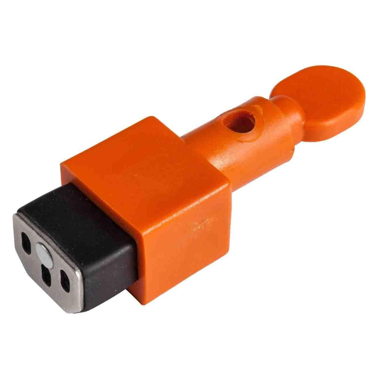 Brady Abnehmbare Lockout-Vorrichtung für Netzkabelstecker, Nylon, Schwarz/Orange, 31.75 x 87.33 mm (148081)