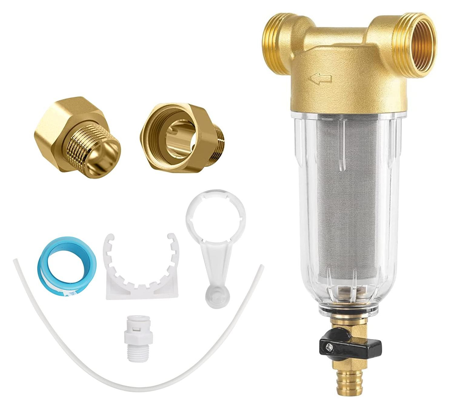 Selius Herbruikbaar Waterfilter met 1 Inch Aansluiting en 40 Micron Filtratie