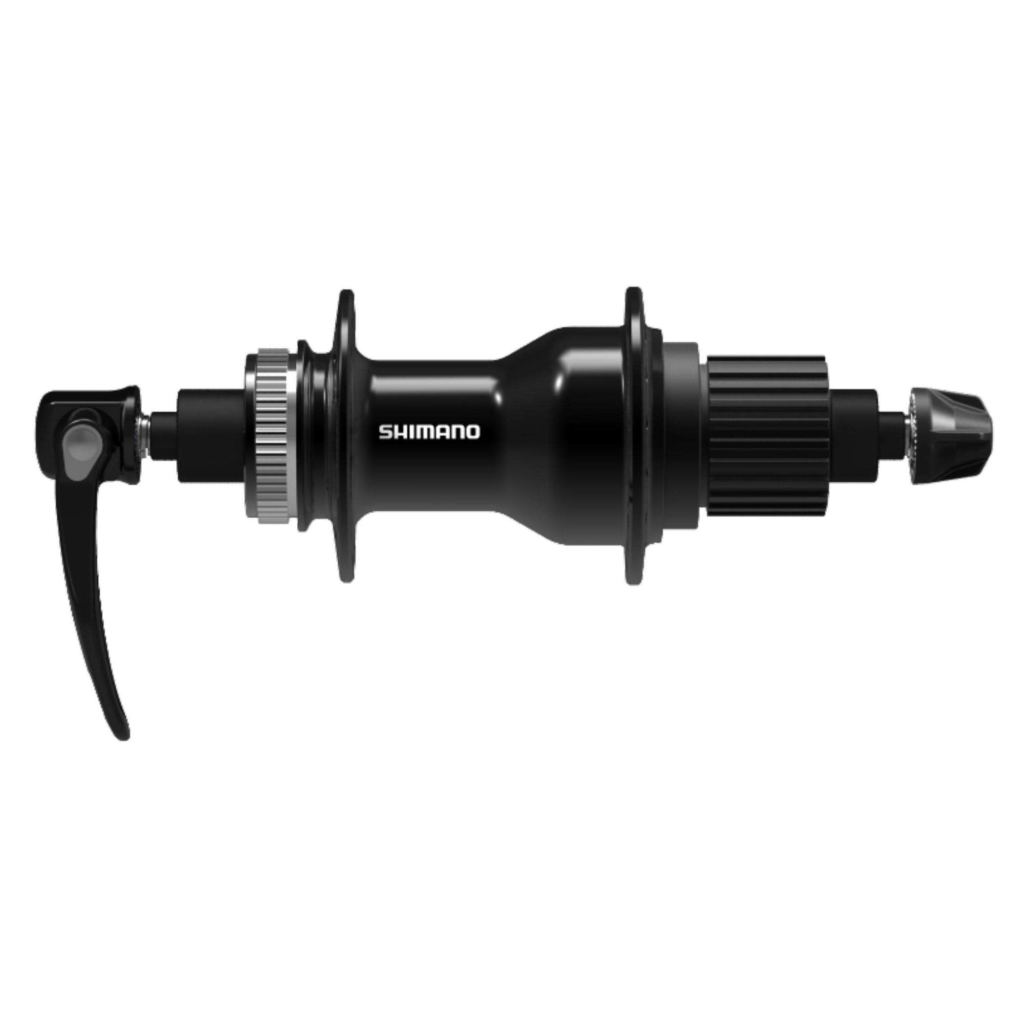 Shimano Hinterradnabe FH-QC500 12-Gänge Micro Spline 135 mm 36-Loch QR (Scheibenbremse Center Lock) (EFHQC500MSAZB)