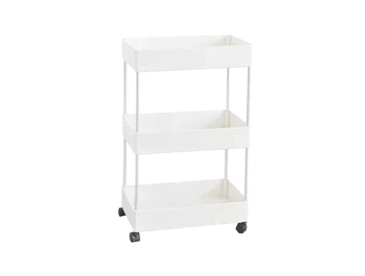 SDA287MZ Rollbarer Aufbewahrungswagen, bewegliches Ablagefach Couchtisch mit Rädern for die Organisation zu Hause(Klein)