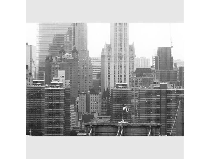Poster Intissé - New York Monochrome - 90x202 Cm