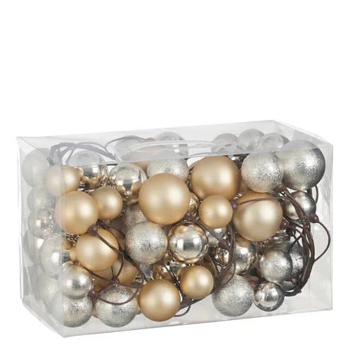 Mica Decorations kerstslinger - creme