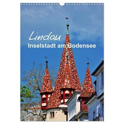 Lindau - Inselstadt am Bodensee (Wandkalender 2027 DIN A3 hoch), CALVENDO Monatskalender