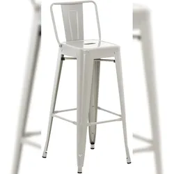 CLP Metall Barhocker Mason silber