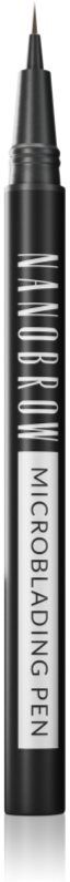Nanobrow Microblading Pen precise waterproof eyeliner for eyebrows shade Dark Brown 1 ml
