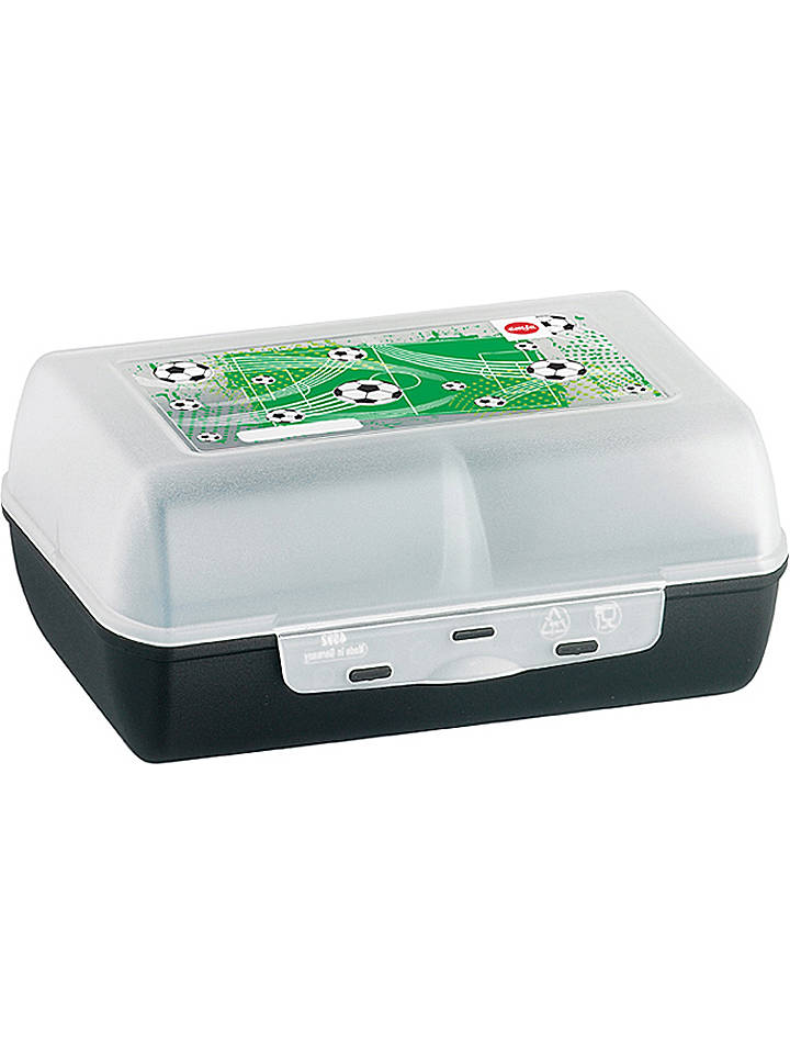Emsa Vorratsdose "Variabolo" in Schwarz/ Grün - (B)16 x (H)7 x (T)11 cm - onesize
