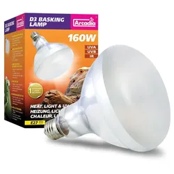 Arcadia - D3 UV Basking Lampe, E27 - 160W