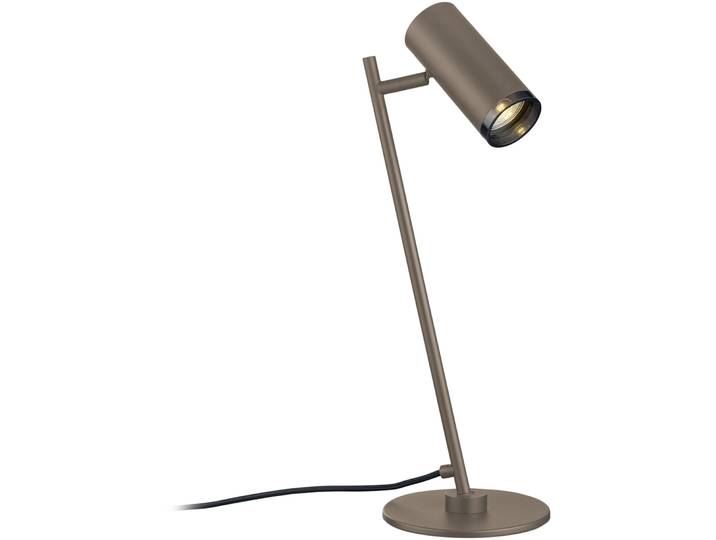 Tischlampe Adina Taupe Metall H 50 cm