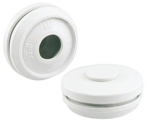 Spelsberg 26011601 Doppelmembranstutzen UV-beständig, halogenfrei Weiß