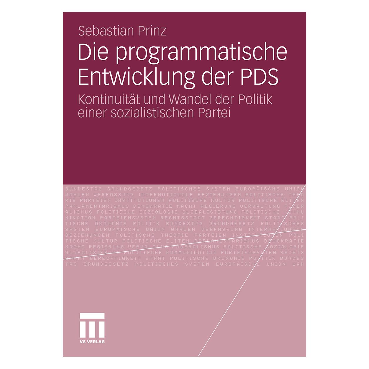VS Die programmatische Entwicklung der PDS (Deutsch, Softcover, Sebastian Prinz) (55207882)