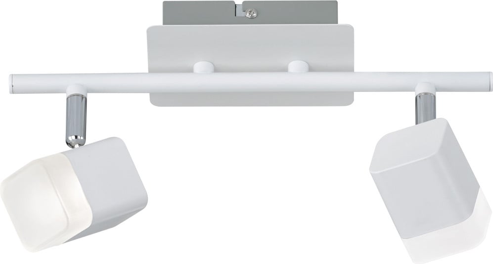 TRIO Plafondspot Roubaix 2-lichts wit met LED