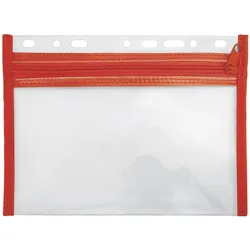 Veloflex, Mappe, Sammelmappe VELOBAG, DIN A5, XXS, mit Reissverschluss, zum abheften, rot (A5)