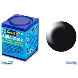 Revell Aqua Color Schwarz seidenmatt 18ml RAL 9005 36302