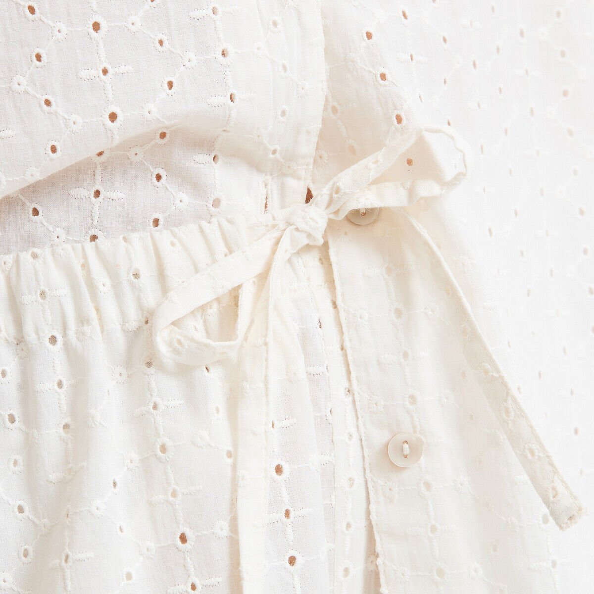 ANNE WEYBURN Pyjama en broderie anglaise, pur coton