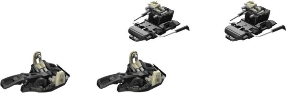 Skibindung Tyrolia Almonte 12 PT (Schwarz/Braun - 105mm)