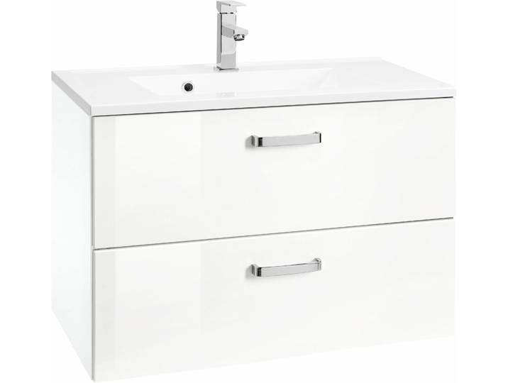 Waschtisch WELLTIME Ravenna , weiss (weiß, weiß, weiß), B:60cm H:54cm T:48cm, Waschtische, Waschtisch