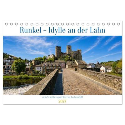 Runkel - Idylle an der Lahn (Tischkalender 2027 DIN A5 quer), CALVENDO Monatskalender