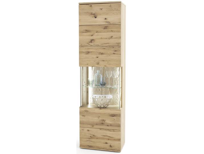 Vitrine 2 Santori , Eiche Bianco , LED Beleuchtung