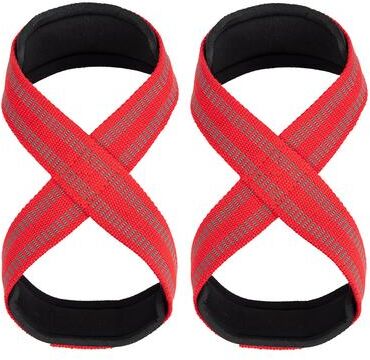 Multisell Products Hub Weightlifting Wrist Wraps & Anti Slip Support Straps For Gym Workouts red