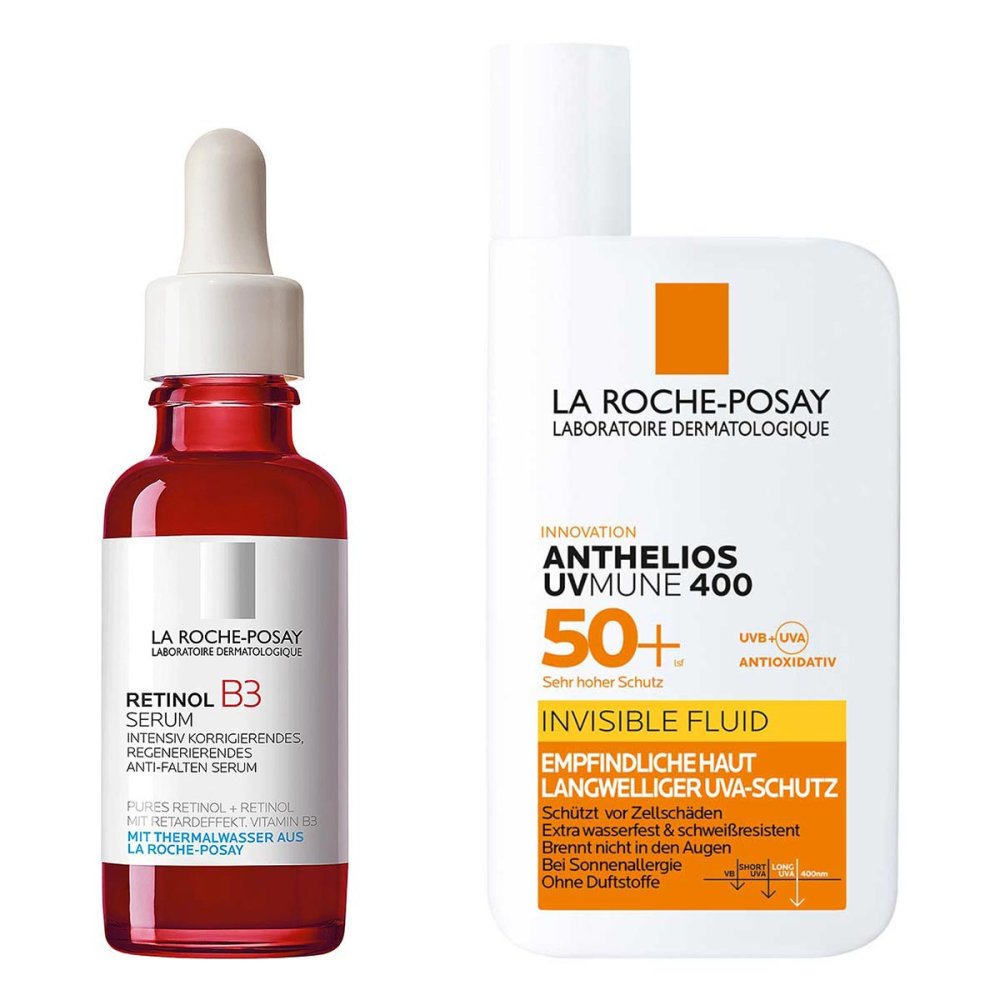 L'Oreal Deutschland GmbH La Roche Posay Retinol B3 Serum & Anthelios UVMune 400 LSF 50+ 08102826