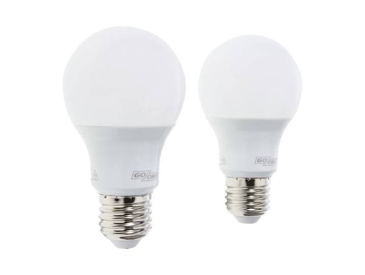 Go On LED-Leuchtmittel E27 60 W 2 Stück