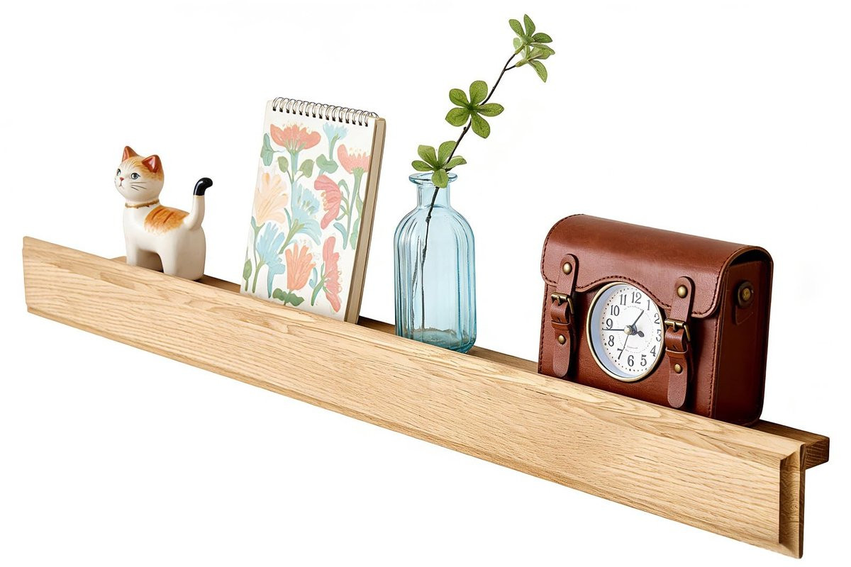 Omgoods Eiken Houten Wandplank