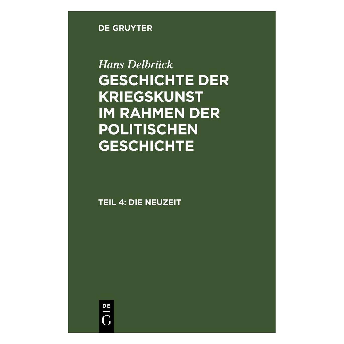 De Gruyter Die Neuzeit (Deutsch, Hardcover) (67764897)