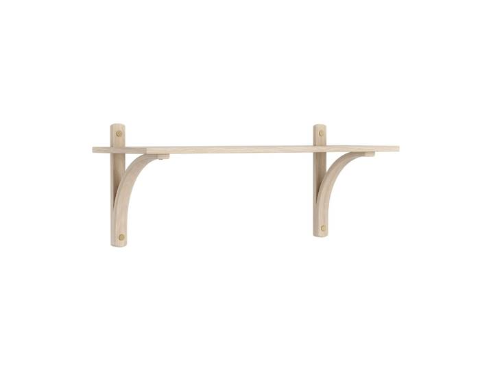 Swedese Levi Regal 1 Fachboden Vitpigmenterad Eiche-Messing, 90 cm