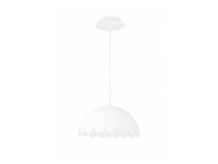 Suspension en métal blanc d30 cm