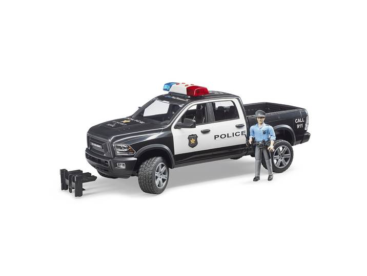VEHICULE DE POLICE RAM 2500 AVEC POLICIER