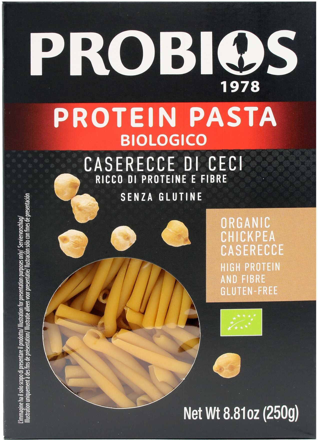 PROBIOS Specialità 100% Legumi - Caserecce Di Ceci 250 Grammi 