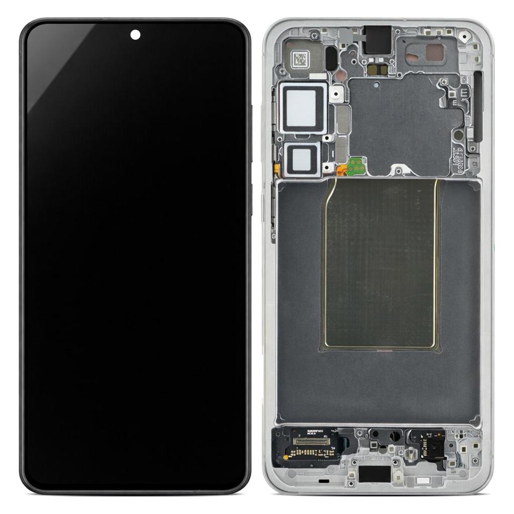 Samsung Display + Rahmen (montiert) SM-S936B Galaxy S25+ silber (Display, Samsung Galaxy S25+) (GH82-36368A-AS)