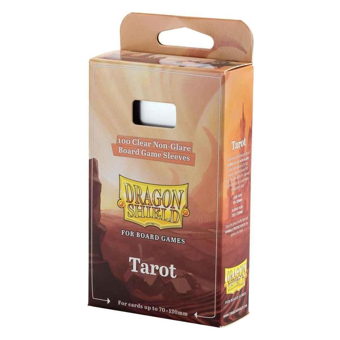 Arcane Tinman Dragon Shield: Board Game Sleeves Clear/NonGlare - Tarot (100) (413971)