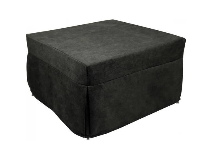 Dmora Pouf transformable en lit acier gris