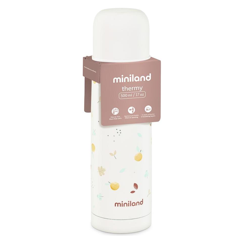 Miniland Thermoskannen & Thermobehälter Edelstahl-Isolierflasche Thermy 500 ml - (0.50 l) (8413082895716)
