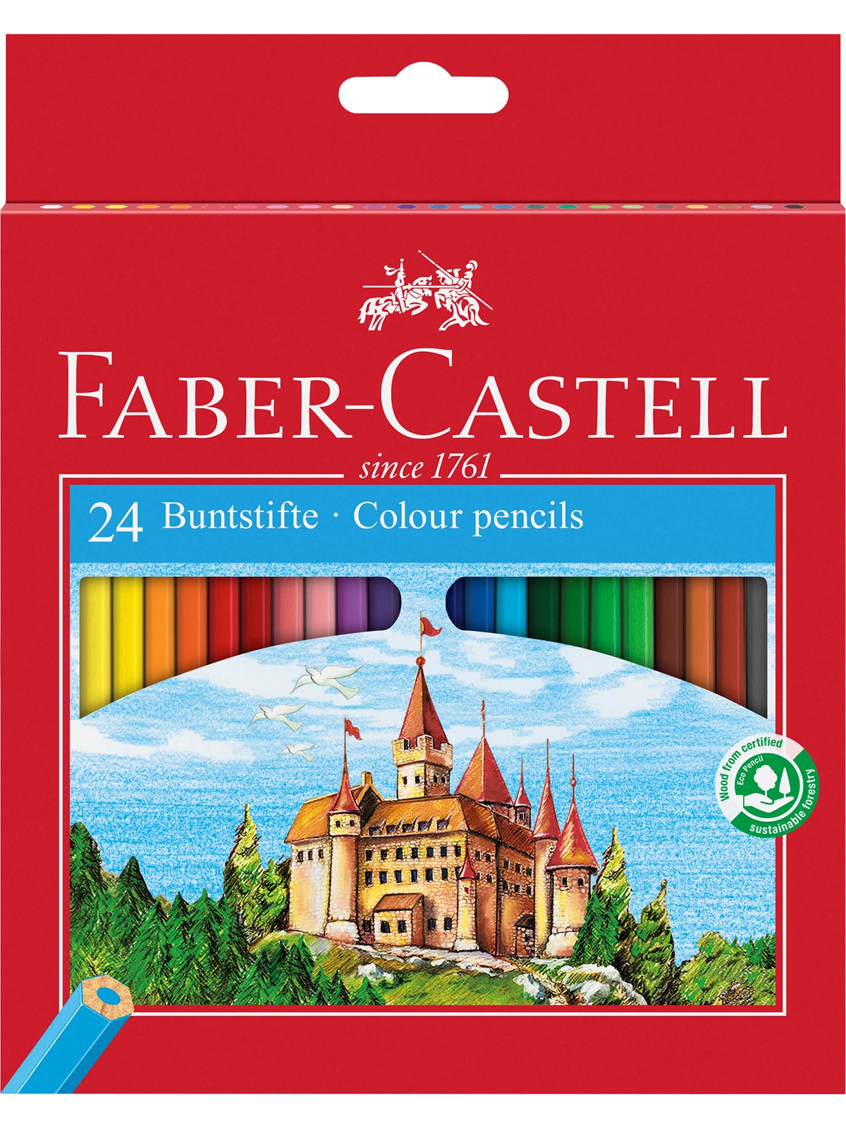 Faber-Castell Buntstift Castle 24er Kartonetui