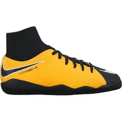 NIKE Kinder Fußballschuhe Halle und Hartplatz  HypervenomX Phelon III Dynamic Fit (IC), Größe 33 in Orange Orange