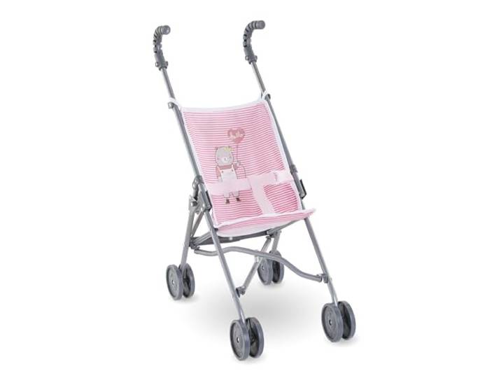 Corolle - Kinderwagen, roze, accessoires, voor poppen 36, 42 en 52 cm, vanaf 3 jaar, 9000141640